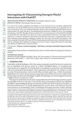 Interrogating AI: Characterizing Emergent Playful Interactions with
  ChatGPT