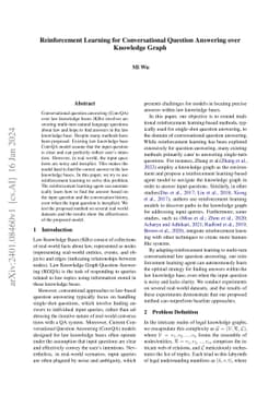 Reinforcement Learning for Conversational Question Answering over
  Knowledge Graph