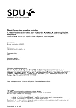 Standard energy data competition procedure: A comprehensive review with
  a case study of the ADRENALIN load disaggregation competition