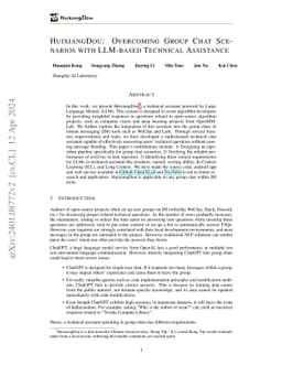 HuixiangDou: Overcoming Group Chat Scenarios with LLM-based Technical
  Assistance
