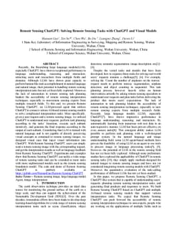 Remote Sensing ChatGPT: Solving Remote Sensing Tasks with ChatGPT and
  Visual Models