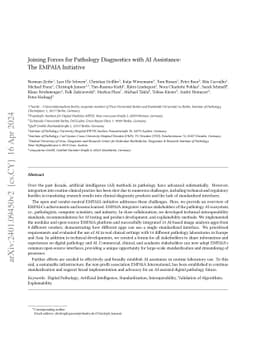 Joining Forces for Pathology Diagnostics with AI Assistance: The EMPAIA
  Initiative