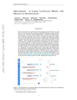 DrugAssist: A Large Language Model for Molecule Optimization