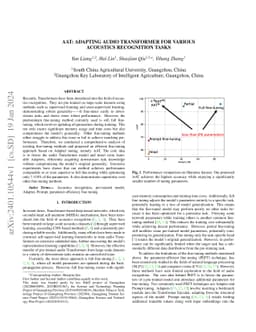 AAT: Adapting Audio Transformer for Various Acoustics Recognition Tasks