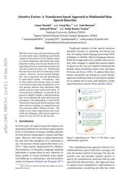 Attentive Fusion: A Transformer-based Approach to Multimodal Hate Speech
  Detection