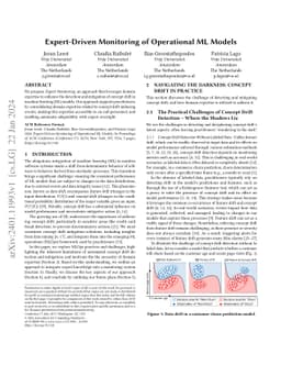 Expert-Driven Monitoring of Operational ML Models