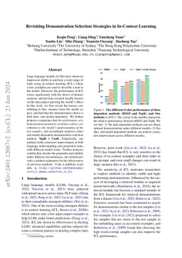 Revisiting Demonstration Selection Strategies in In-Context Learning