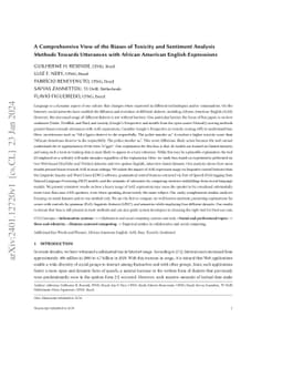 A Comprehensive View of the Biases of Toxicity and Sentiment Analysis
  Methods Towards Utterances with African American English Expressions