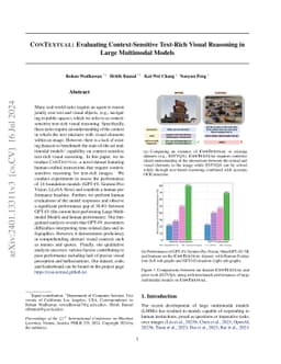ConTextual: Evaluating Context-Sensitive Text-Rich Visual Reasoning in
  Large Multimodal Models