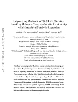 Empowering Machines to Think Like Chemists: Unveiling Molecular
  Structure-Polarity Relationships with Hierarchical Symbolic Regression