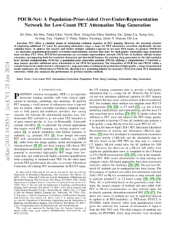 POUR-Net: A Population-Prior-Aided Over-Under-Representation Network for
  Low-Count PET Attenuation Map Generation