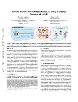 Toward Family-Robot Interactions: A Family-Centered Framework in HRI