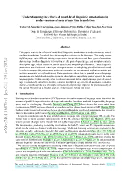 Understanding the effects of word-level linguistic annotations in
  under-resourced neural machine translation