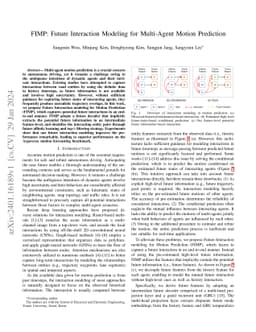 FIMP: Future Interaction Modeling for Multi-Agent Motion Prediction