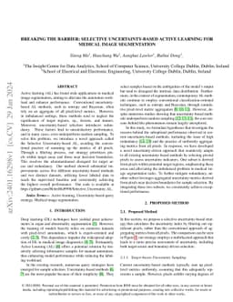 Breaking the Barrier: Selective Uncertainty-based Active Learning for
  Medical Image Segmentation
