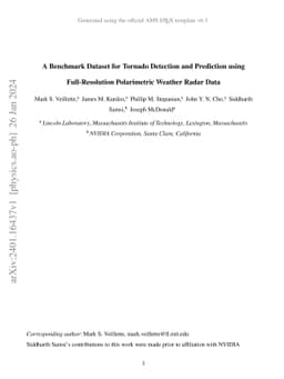 A Benchmark Dataset for Tornado Detection and Prediction using
  Full-Resolution Polarimetric Weather Radar Data