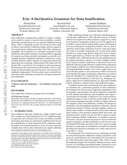 Erie: A Declarative Grammar for Data Sonification