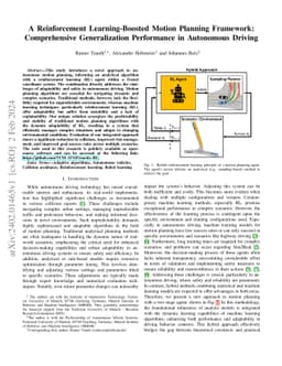 A Reinforcement Learning-Boosted Motion Planning Framework:
  Comprehensive Generalization Performance in Autonomous Driving