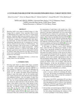 $\textit{A Contrario}$ Paradigm for YOLO-based Infrared Small Target
  Detection