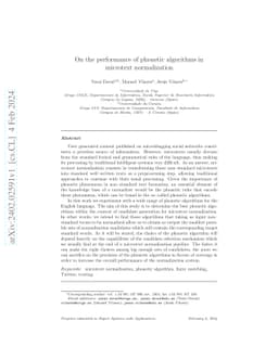 On the performance of phonetic algorithms in microtext normalization