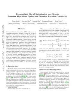 Decentralized Bilevel Optimization: A Perspective from Transient Iteration Complexity