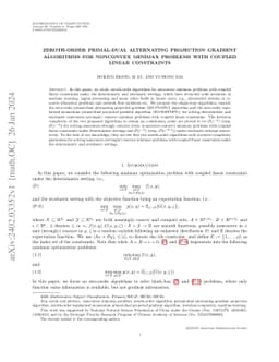 Zeroth-Order primal-dual Alternating Projection Gradient Algorithms for
  Nonconvex Minimax Problems with Coupled linear Constraints