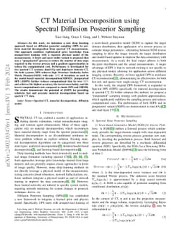 CT Material Decomposition using Spectral Diffusion Posterior Sampling