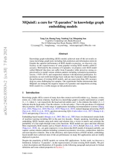 MQuinE: a cure for "Z-paradox" in knowledge graph embedding models