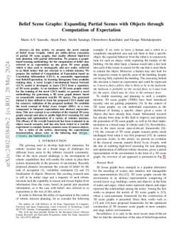 Belief Scene Graphs: Expanding Partial Scenes with Objects through
  Computation of Expectation