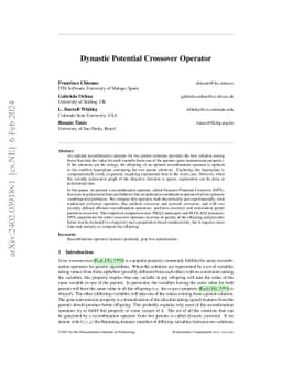 Dynastic Potential Crossover Operator