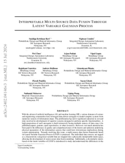 Interpretable Multi-Source Data Fusion Through Latent Variable Gaussian
  Process