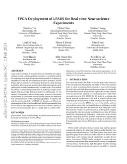 FPGA Deployment of LFADS for Real-time Neuroscience Experiments