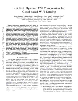 RSCNet: Dynamic CSI Compression for Cloud-based WiFi Sensing