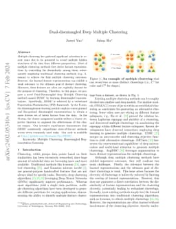 Dual-disentangled Deep Multiple Clustering