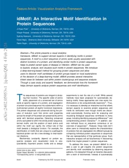 idMotif: An Interactive Motif Identification in Protein Sequences