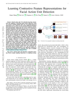 Learning Contrastive Feature Representations for Facial Action Unit
  Detection