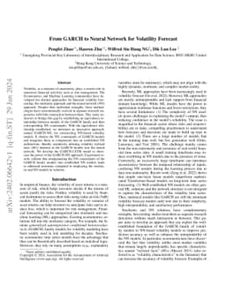 From GARCH to Neural Network for Volatility Forecast