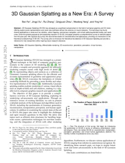 3D Gaussian as a New Era: A Survey