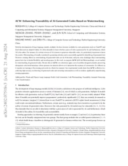 Resilient Watermarking for LLM-Generated Codes