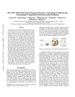 PSC-CPI: Multi-Scale Protein Sequence-Structure Contrasting for
  Efficient and Generalizable Compound-Protein Interaction Prediction