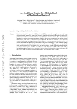 Are Semi-Dense Detector-Free Methods Good at Matching Local Features?