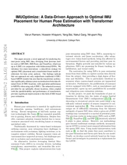 IMUOptimize: A Data-Driven Approach to Optimal IMU Placement for Human
  Pose Estimation with Transformer Architecture