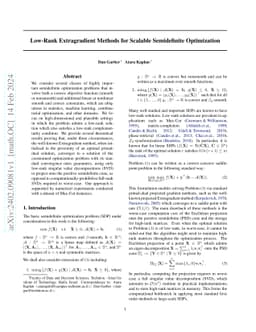 Low-Rank Extragradient Methods for Scalable Semidefinite Optimization