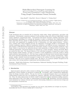 Multi-Hierarchical Surrogate Learning for Structural Dynamical Crash
  Simulations Using Graph Convolutional Neural Networks
