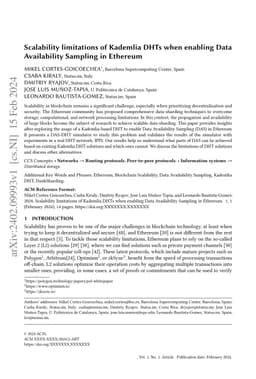 Scalability limitations of Kademlia DHTs when enabling Data Availability
  Sampling in Ethereum