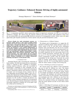 Trajectory Guidance: Enhanced Remote Driving of highly-automated
  Vehicles