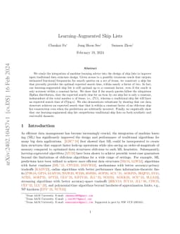 Learning-Augmented Search Data Structures