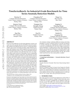 TimeSeriesBench: An Industrial-Grade Benchmark for Time Series Anomaly
  Detection Models