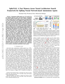 SpikeNAS: A Fast Memory-Aware Neural Architecture Search Framework for
  Spiking Neural Network-based Autonomous Agents