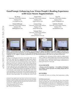 GazePrompt: Enhancing Low Vision People's Reading Experience with
  Gaze-Aware Augmentations